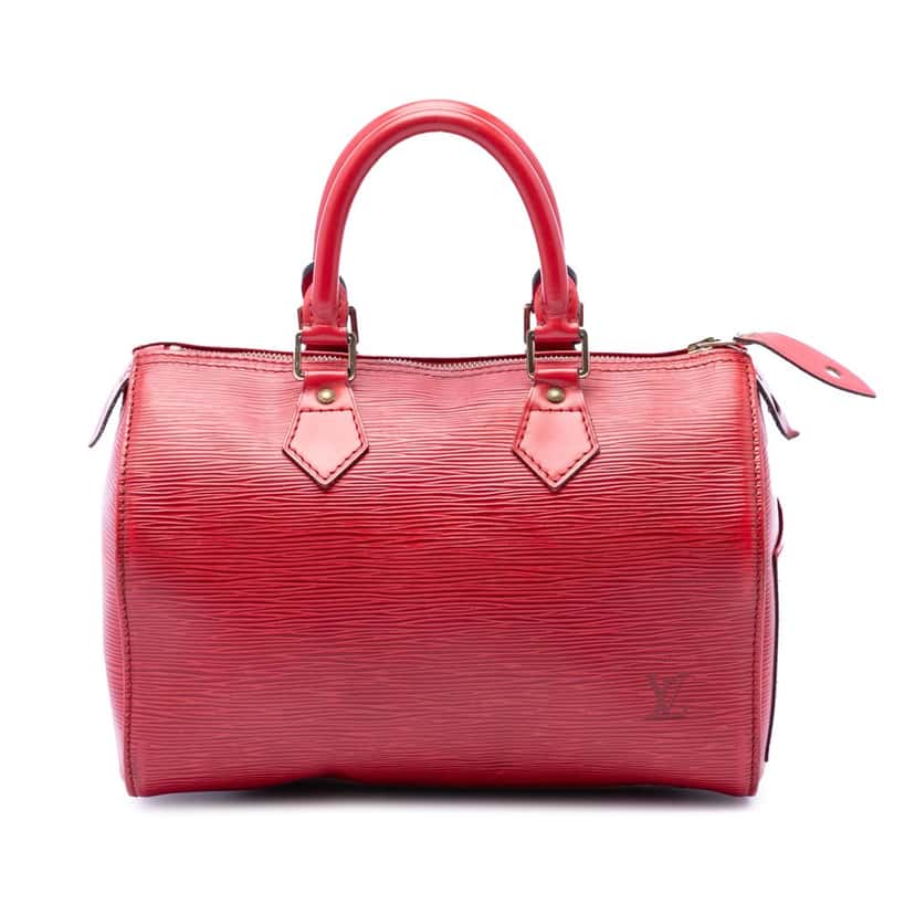 Louis Vuitton Epi Speedy 30 Red Leather Never worn, with tag - Front View