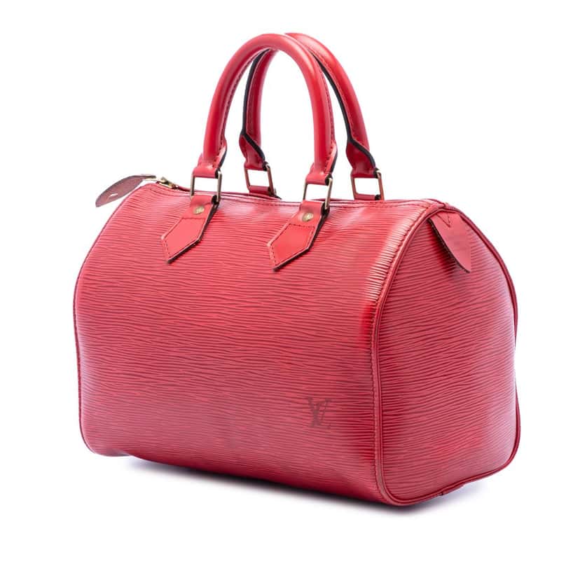 Louis Vuitton Epi Speedy 30 Red Leather Never worn, with tag - Back View