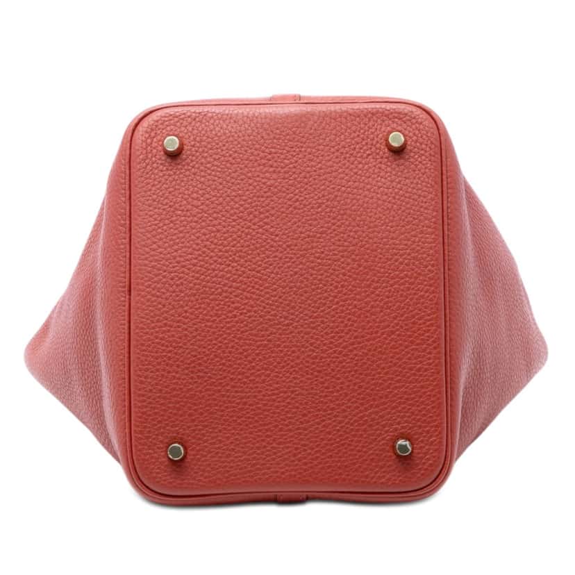 Hermès Clemence Picotin Lock 22 Red Leather Very good condition - Inside View