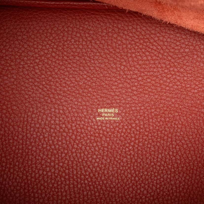 Hermès Clemence Picotin Lock 22 Red Leather Very good condition - Model View