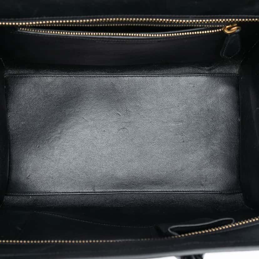 Celine Mini Tricolor Canvas and Leather Luggage Tote White Very good condition - Model View