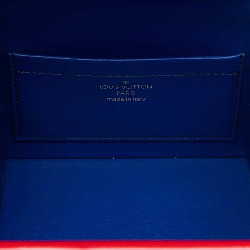 Louis Vuitton Monogram Vernis Bleecker Box Vanity Bag Red Leather Very good condition - Model View