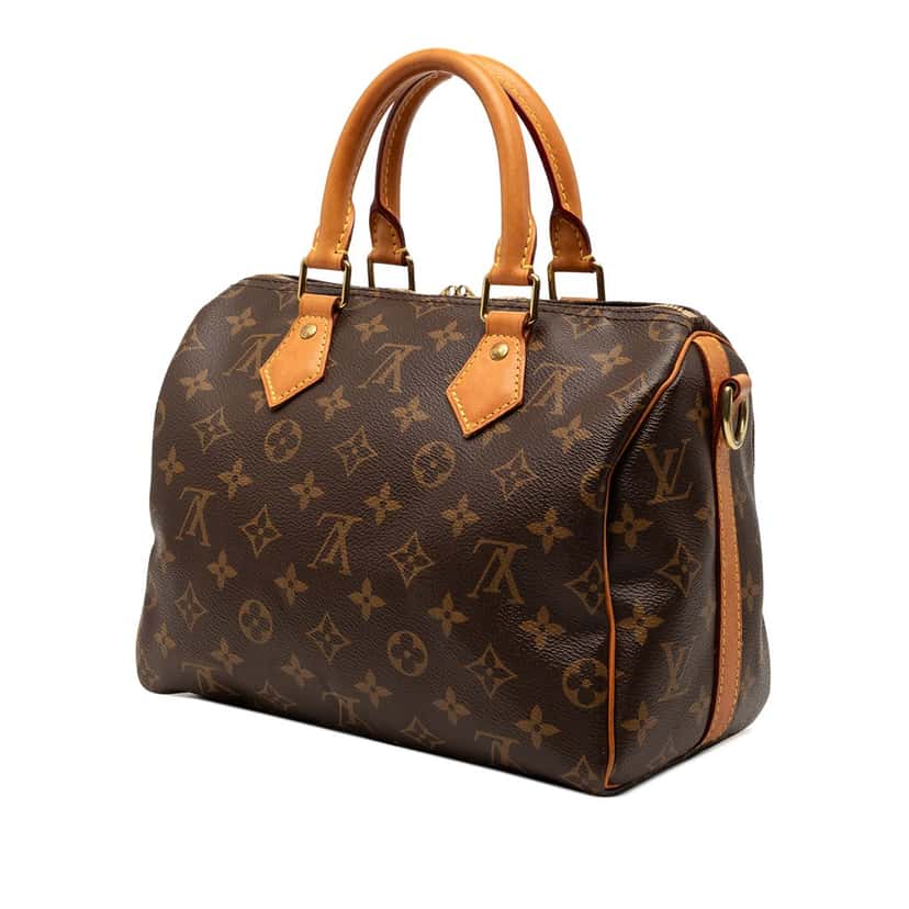 Louis Vuitton Monogram Speedy Bandouliere 25 Brown Good condition - Back View