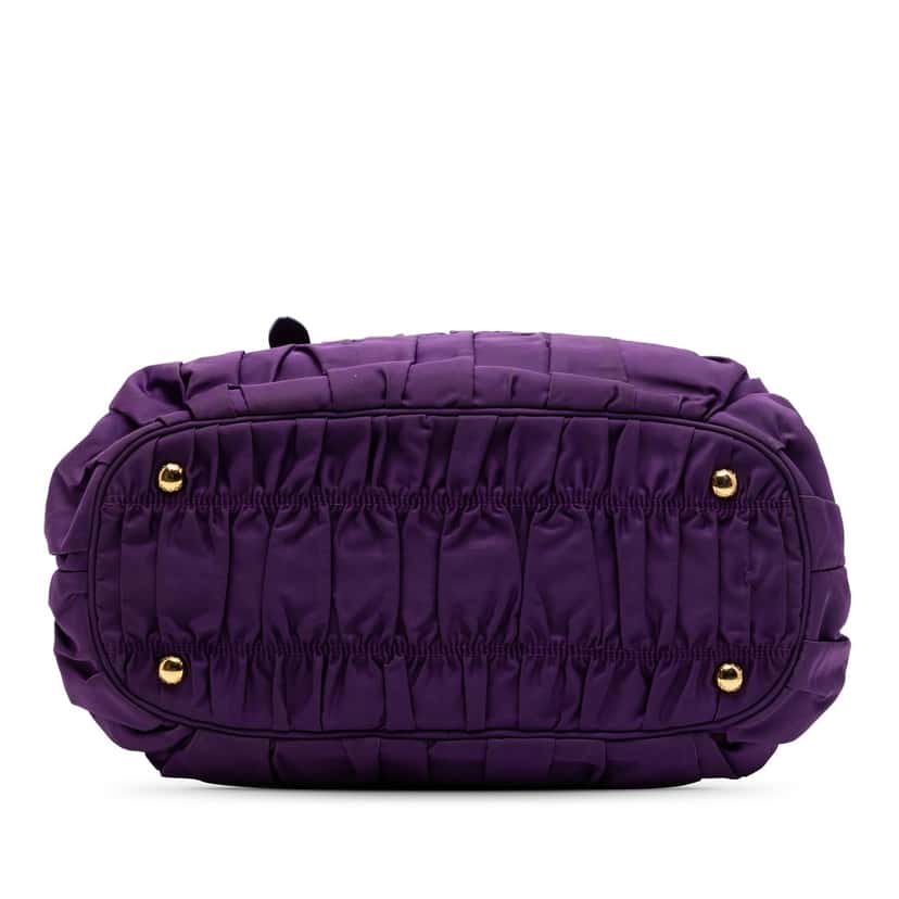 Prada Tessuto Gaufre Satchel Purple Very good condition - Inside View