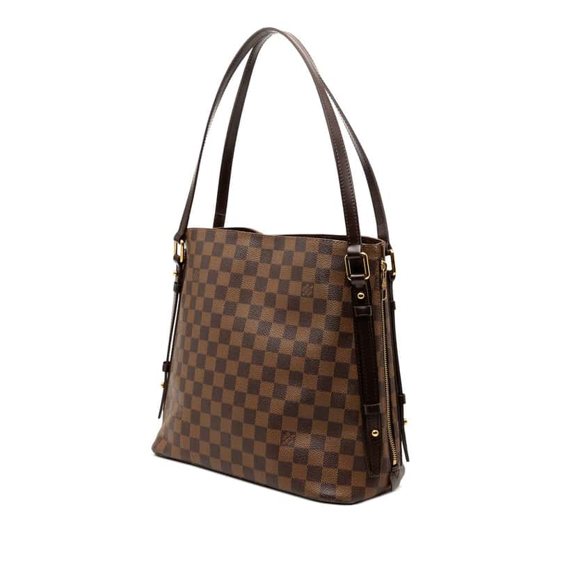 Louis Vuitton Damier Ebene Cabas Rivington Brown Very good condition - Back View