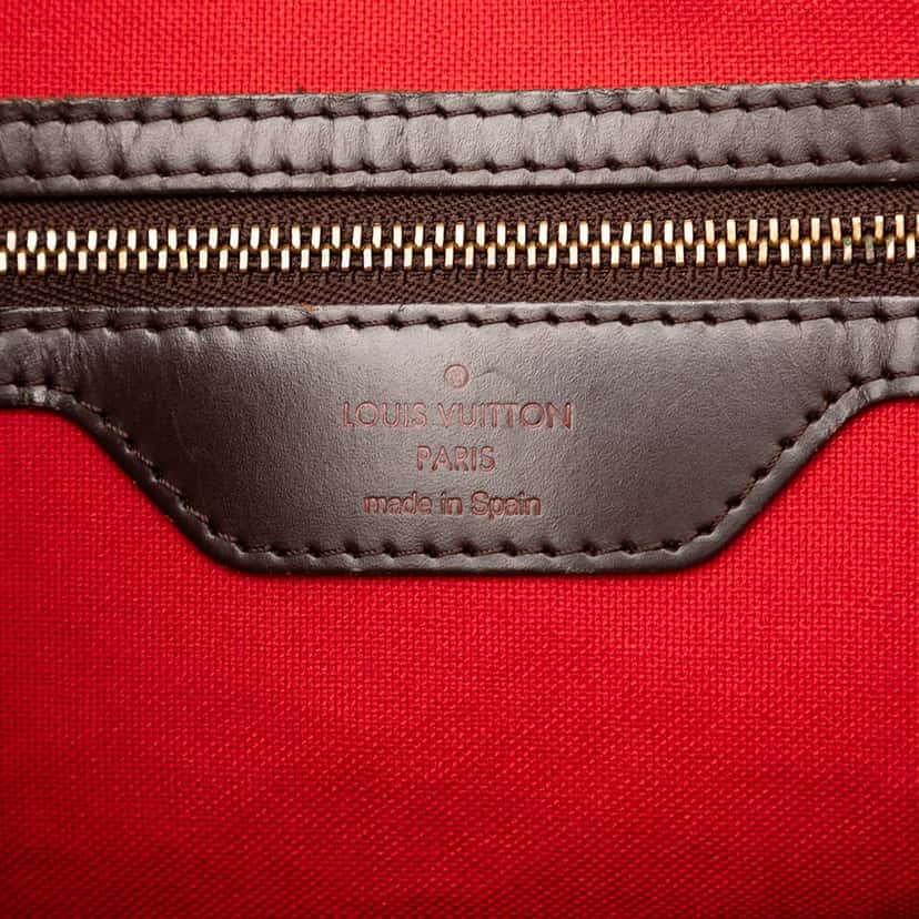Louis Vuitton Damier Ebene Cabas Rivington Brown Very good condition - Box View