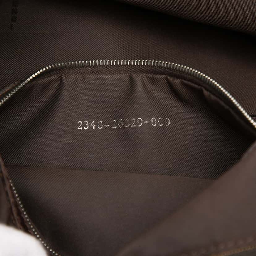 Fendi Large Zucca Canvas Twins Tote Brown Very good condition - Box View
