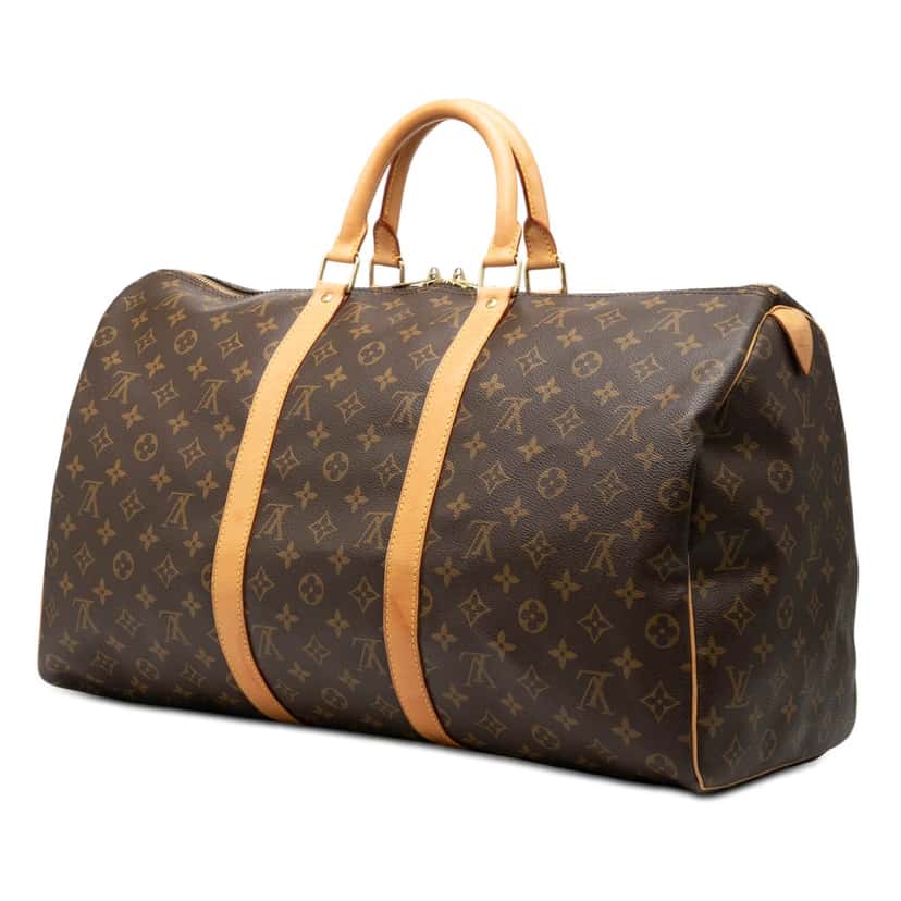 Louis Vuitton Monogram Keepall 50 Brown Very good condition - Back View