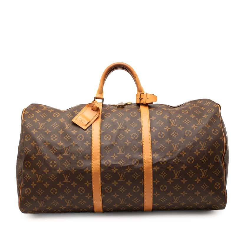 Louis Vuitton Monogram Keepall 60 Brown Very good condition - Front View