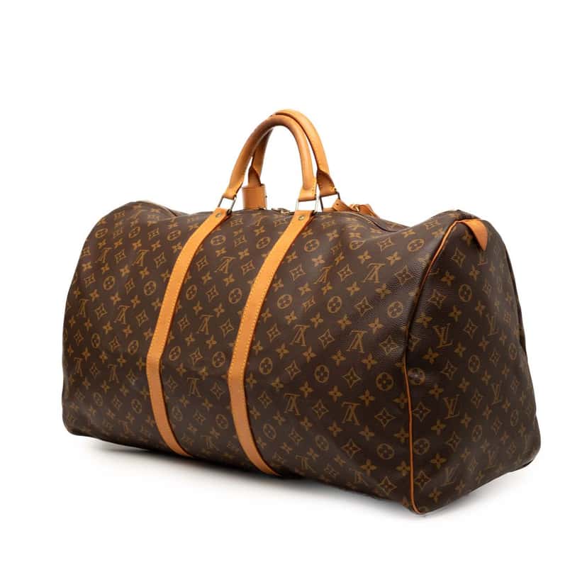 Louis Vuitton Monogram Keepall 60 Brown Very good condition - Back View