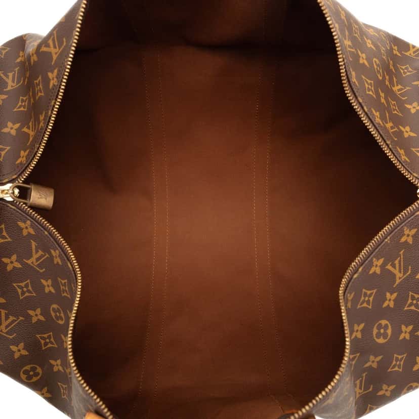 Louis Vuitton Monogram Keepall 60 Brown Very good condition - Model View