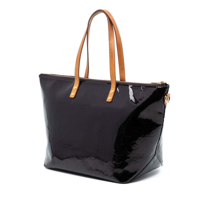 Louis Vuitton Monogram Vernis Bellevue GM Purple Leather Very good condition - Back View