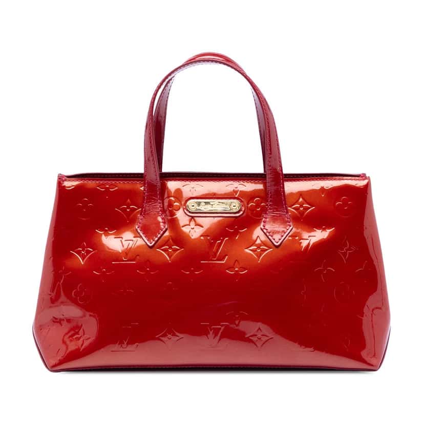 Louis Vuitton Monogram Vernis Wilshire PM Red Leather Very good condition - Front View