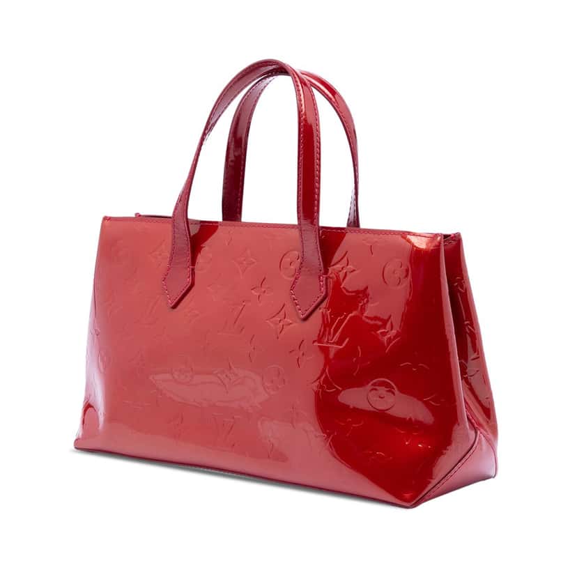 Louis Vuitton Monogram Vernis Wilshire PM Red Leather Very good condition - Back View
