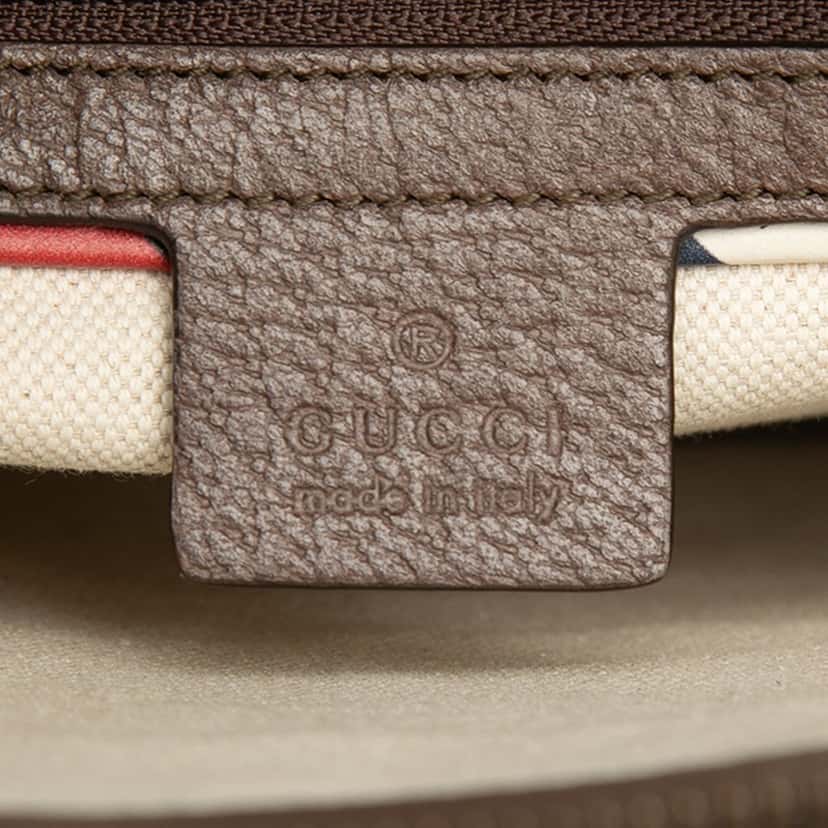 Gucci GG Supreme Web Courrier Messenger Bag Beige Very good condition - Box View