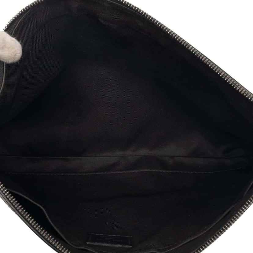Louis Vuitton Monogram Shadow Discovery Pochette Black Leather Very good condition - Model View