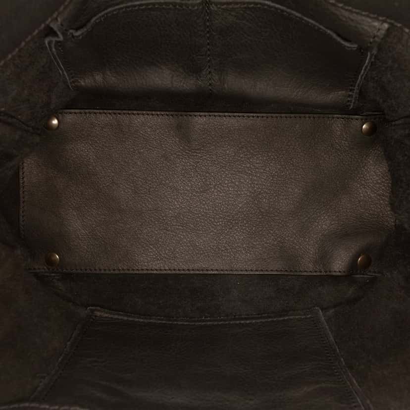 Balenciaga Calfskin Papier A6 Tote Black Leather Very good condition - Model View