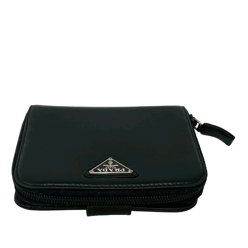 Prada Leather Bifold Small Wallet Black Leather Very good condition - Inside View