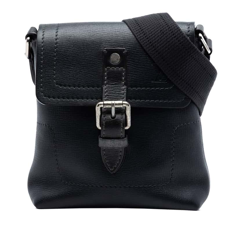 Louis Vuitton Utah Yuma Black Leather Very good condition - Front View