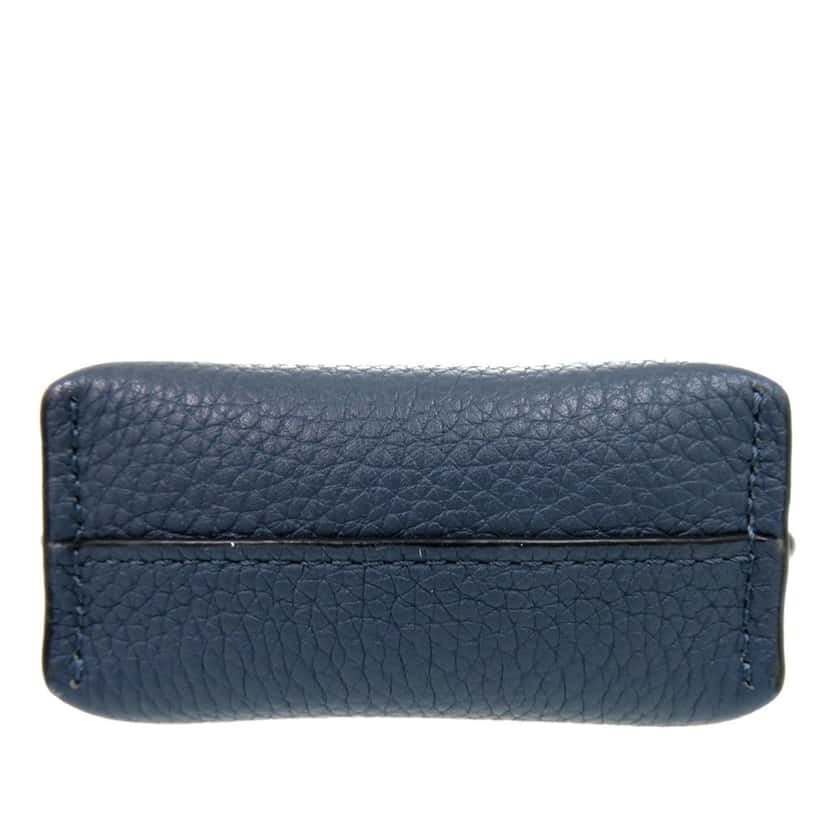 LOEWE Bicolor Grained Calfskin Gate Pocket Crossbody Blue Leather Very good condition - Inside View