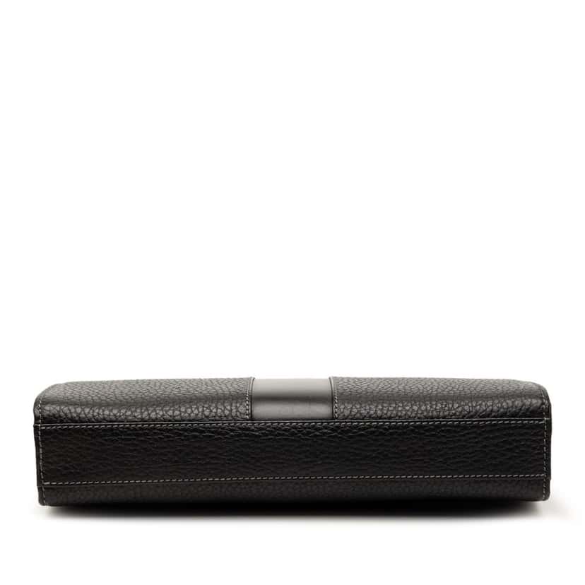 Burberry Leather Clutch Black Leather Very good condition - Inside View