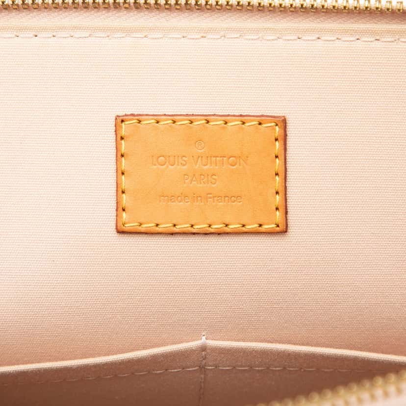 Louis Vuitton Monogram Vernis Alma PM Beige Leather Very good condition - Box View
