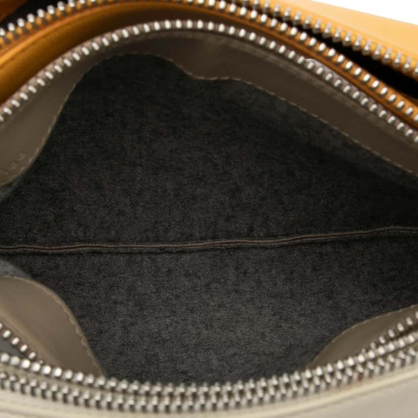 Celine Large Tricolor Lambskin Trio Crossbody Yellow Leather Very good condition - Model View