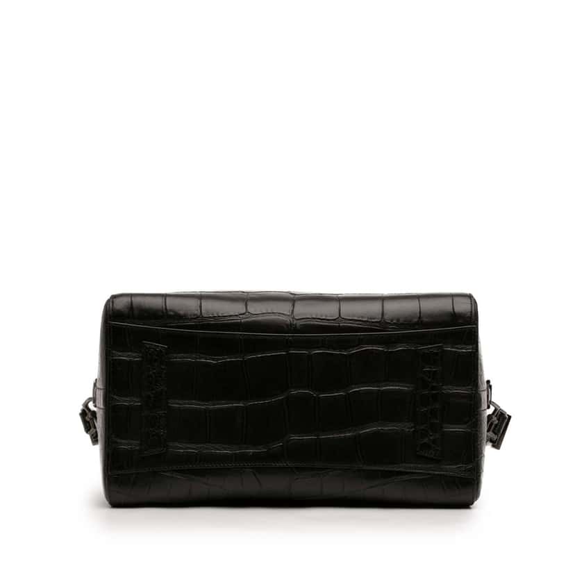 Givenchy Medium Croc Embossed Leather Antigona Satchel Black Leather Very good condition - Inside View