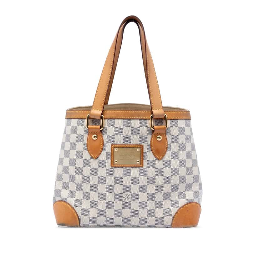 Louis Vuitton Damier Azur Hampstead PM White Very good condition - Front View