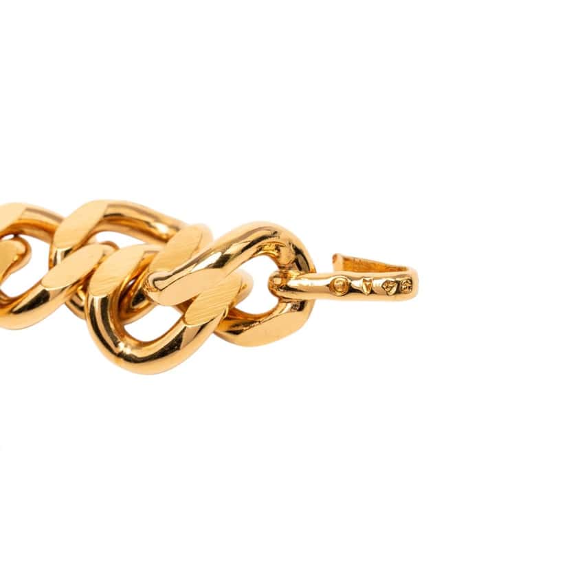Chanel CC Gold Plated 31 Rue Cambon Medallion Chain Belt Gold Metal Very good condition - Inside View