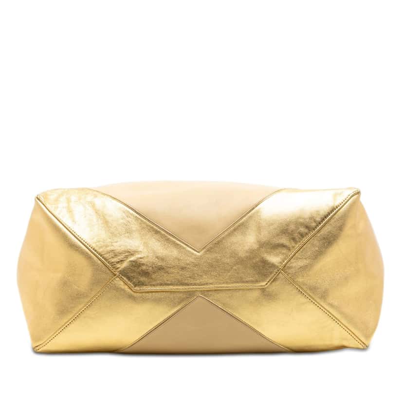Celine Bicolor Lambskin Horizontal Cabas Tote Beige Leather Very good condition - Inside View