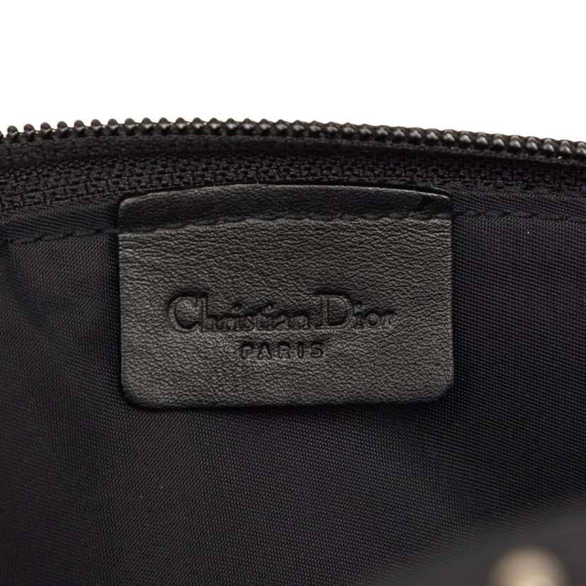Dior Mini Diorissimo Trotter Canvas Street Chic Handbag Black Very good condition - Box View