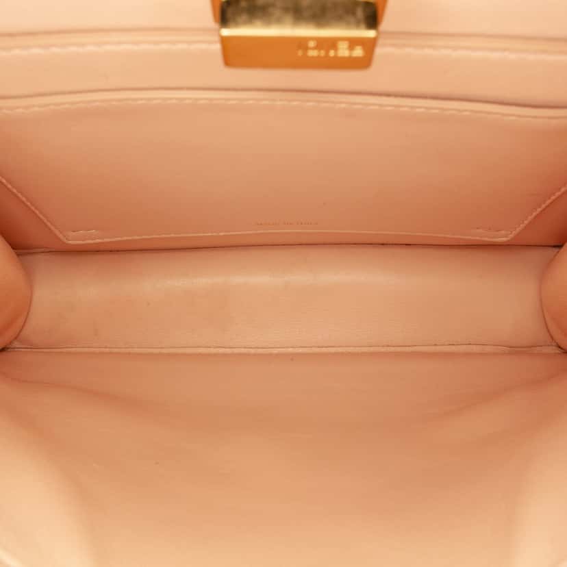 Fendi Small Leather Peekaboo ISeeU Satchel White Leather Very good condition - Box View