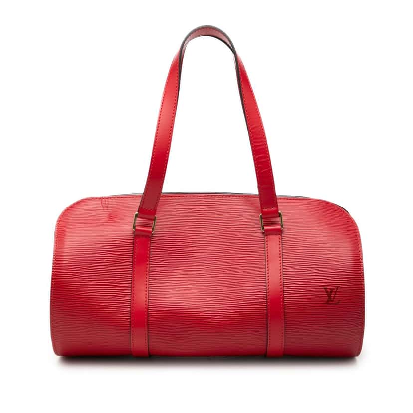 Louis Vuitton Epi Soufflot Red Leather Very good condition - Front View