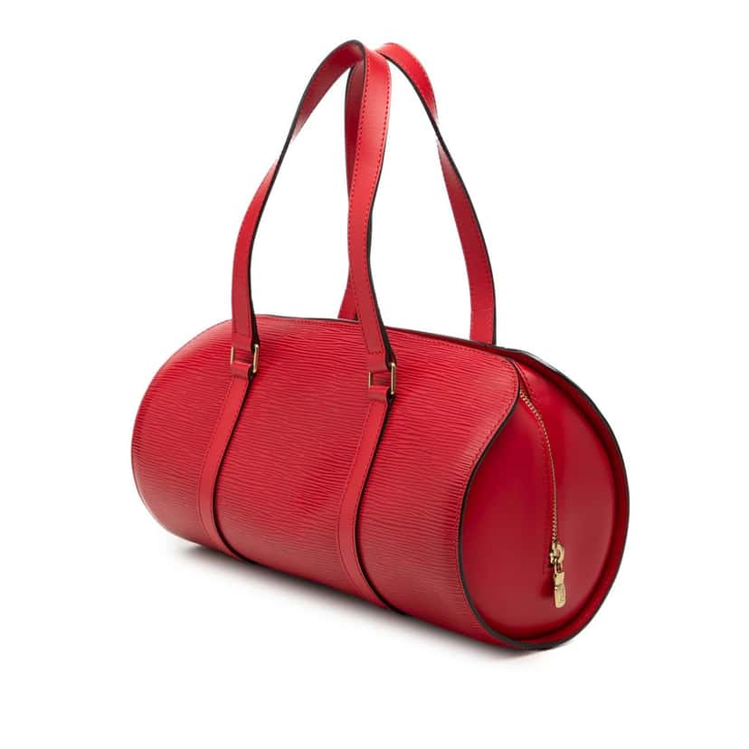 Louis Vuitton Epi Soufflot Red Leather Very good condition - Back View