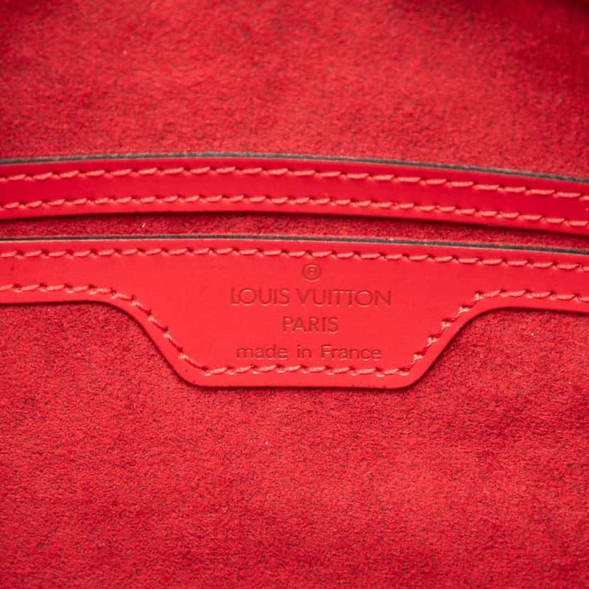 Louis Vuitton Epi Soufflot Red Leather Very good condition - Box View