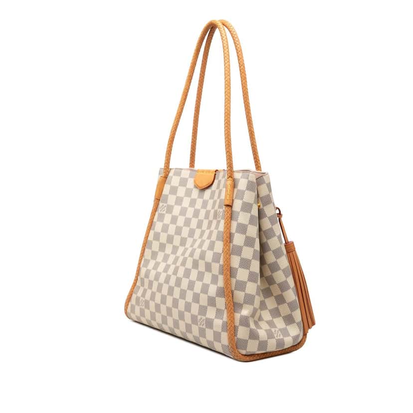 Louis Vuitton Damier Azur Propriano White Very good condition - Back View