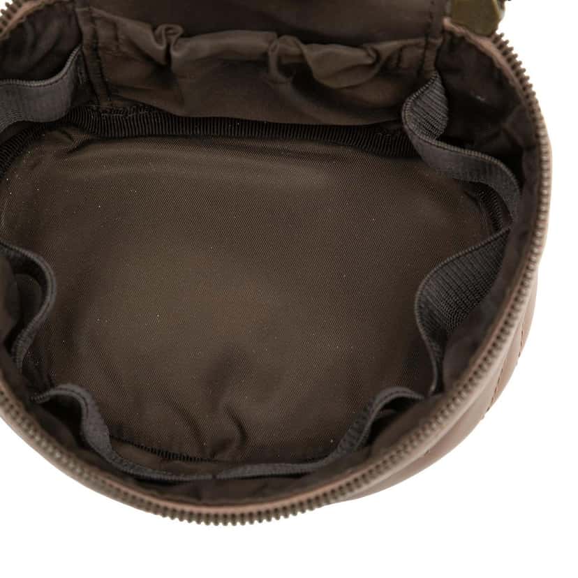 Gucci Mini GG Marmont Round Leather Vanity Bag Brown Leather Very good condition - Model View