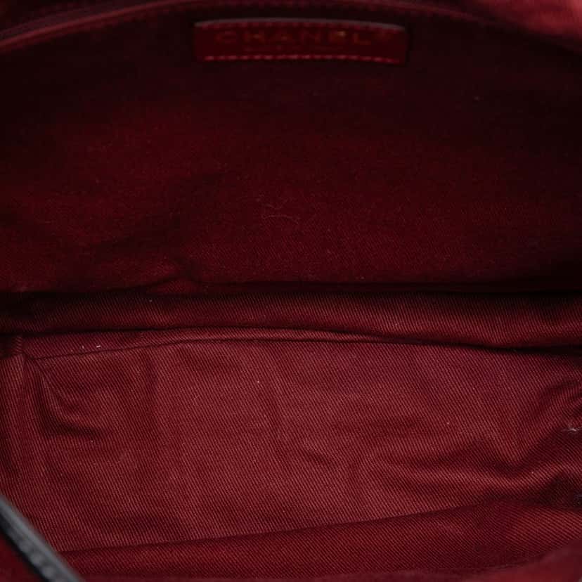 Chanel CC Quilted Denim and Calfskin Backpack Other Very good condition - Model View