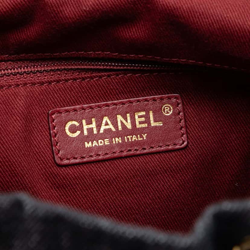 Chanel CC Quilted Denim and Calfskin Backpack Other Very good condition - Box View