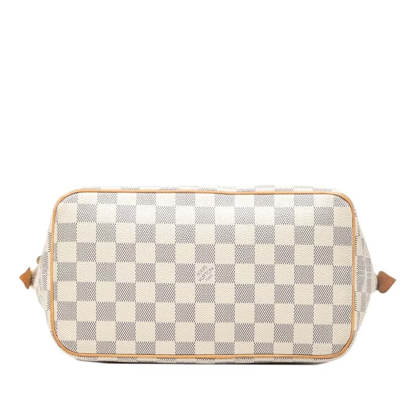 Louis Vuitton Damier Azur Saleya PM White Very good condition - Inside View