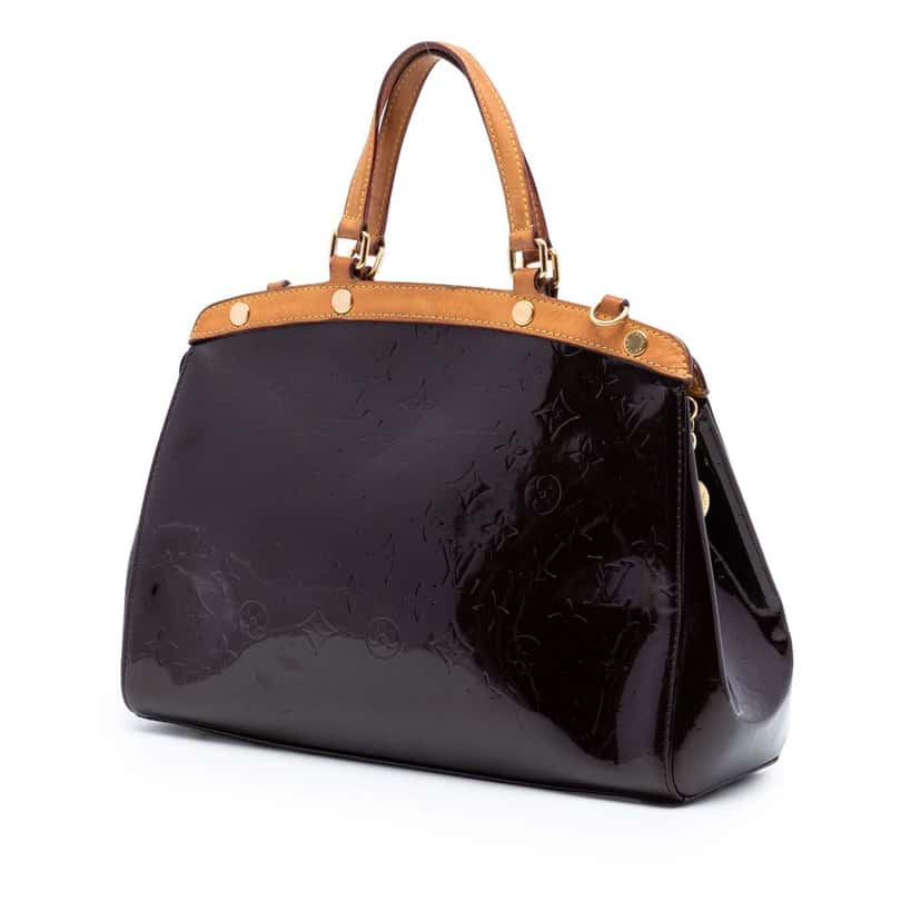Louis Vuitton Monogram Vernis Brea MM Purple Leather Very good condition - Back View