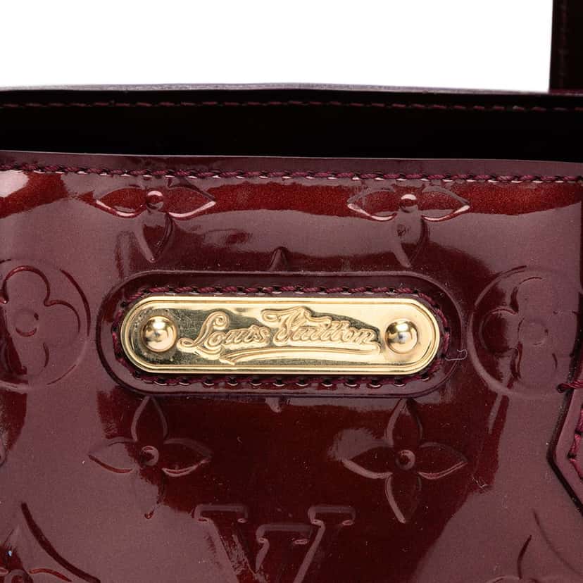 Louis Vuitton Monogram Vernis Wilshire PM Red Leather Very good condition - Box View
