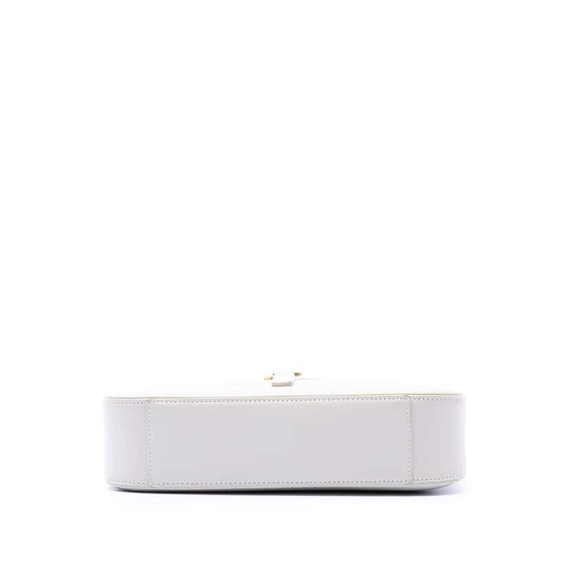 Saint Laurent Smooth Calfskin Le 5 a 7 White Leather Very good condition - Inside View