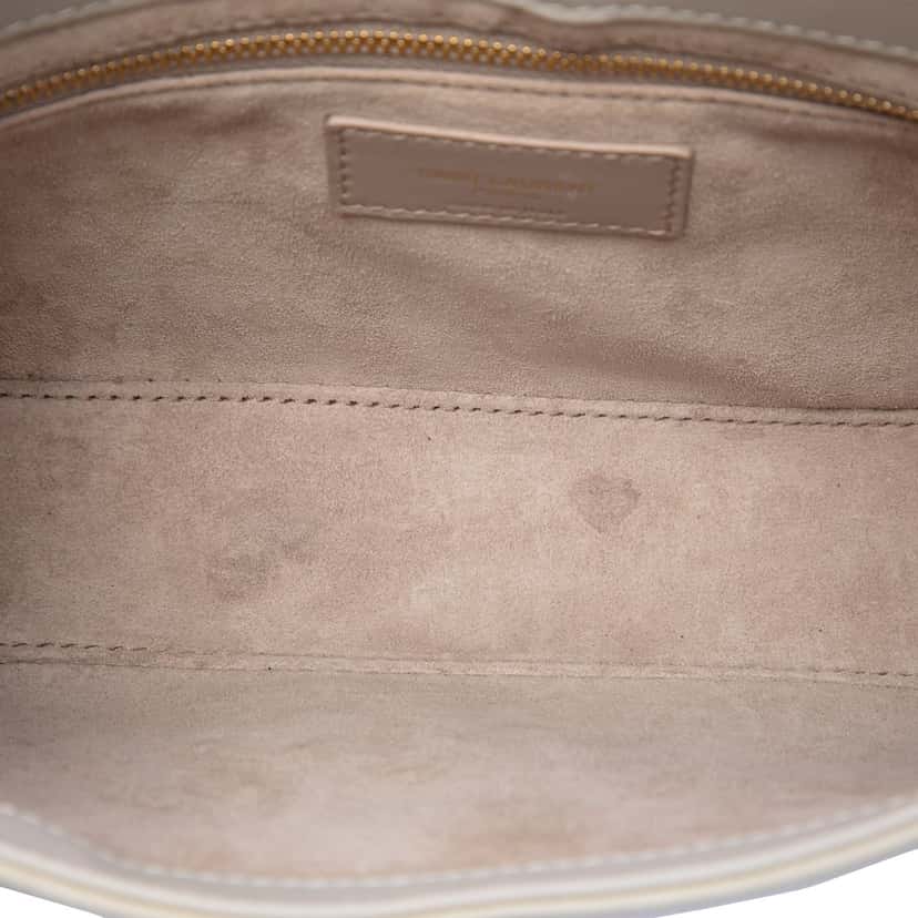 Saint Laurent Smooth Calfskin Le 5 a 7 White Leather Very good condition - Model View