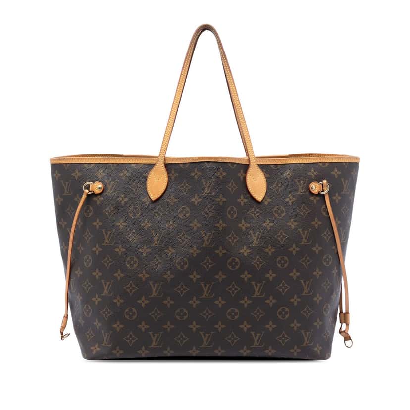 Louis Vuitton Monogram Neverfull GM Brown Very good condition - Front View
