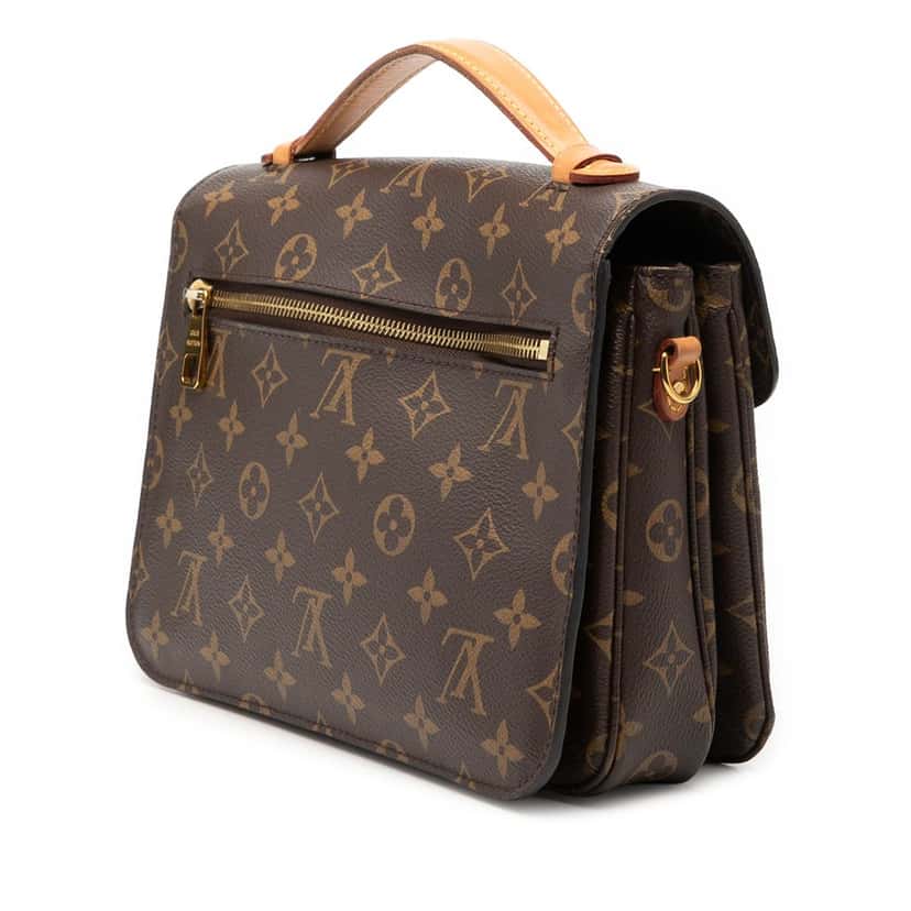 Louis Vuitton Monogram Pochette Metis Brown Very good condition - Back View