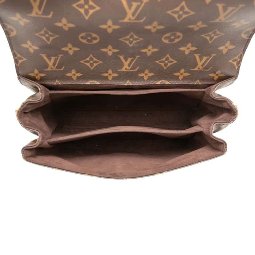 Louis Vuitton Monogram Pochette Metis Brown Very good condition - Model View