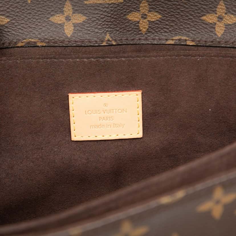Louis Vuitton Monogram Pochette Metis Brown Very good condition - Box View