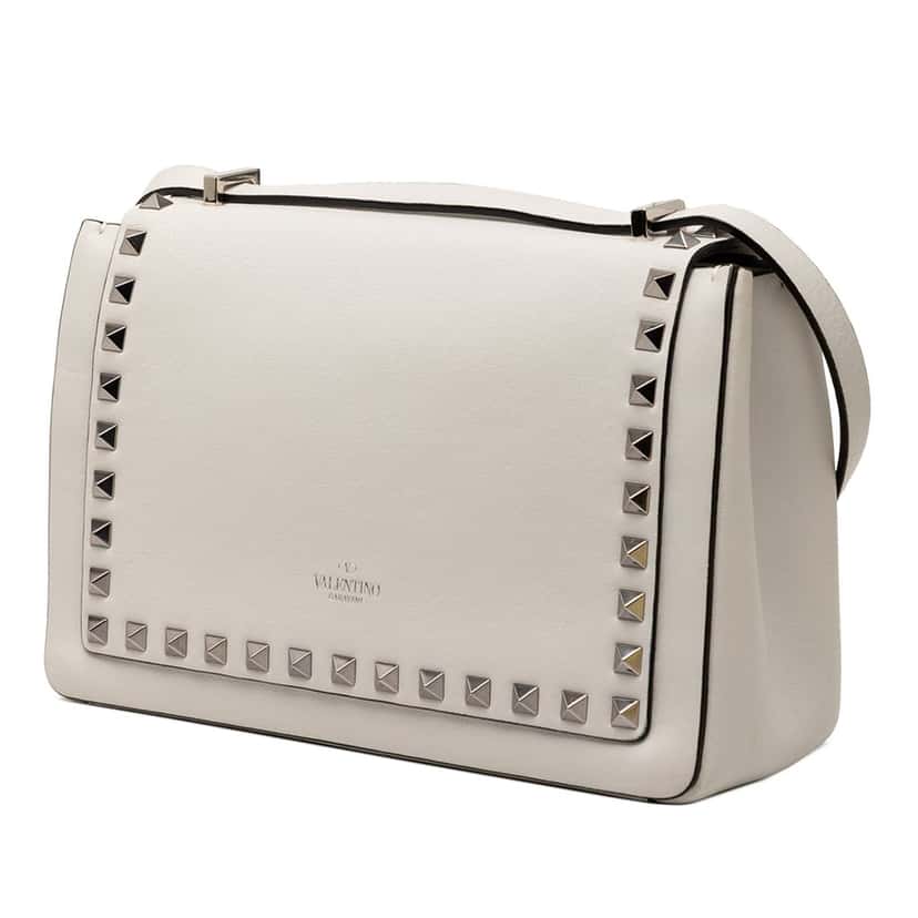 Valentino Leather Rockstud Flip Lock Crossbody Other Leather Very good condition - Back View